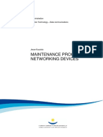 Maintenance Process of Networking Devices