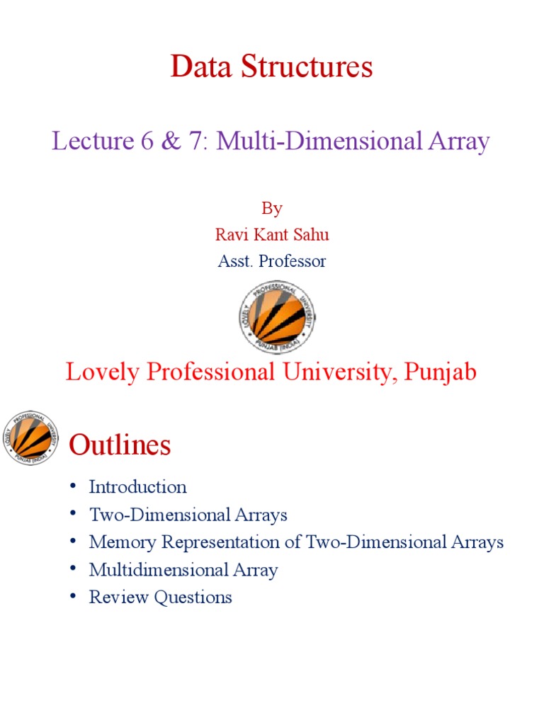MultiDimensional Arrays | PDF | Array Data Structure | Linear Algebra