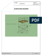 Scafold Drawing - Project Freezone Warehouse Repair Truss and Net