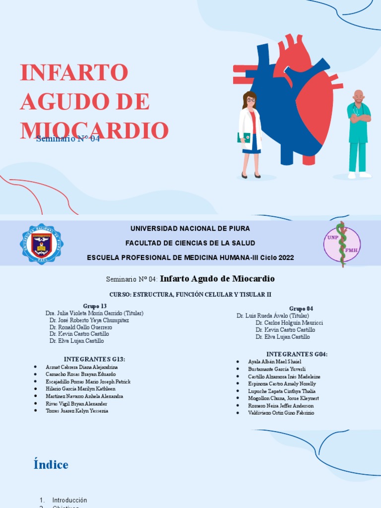 Infarto Agudo de Miocardio: Guía Completa | PDF | Infarto de miocardio ...