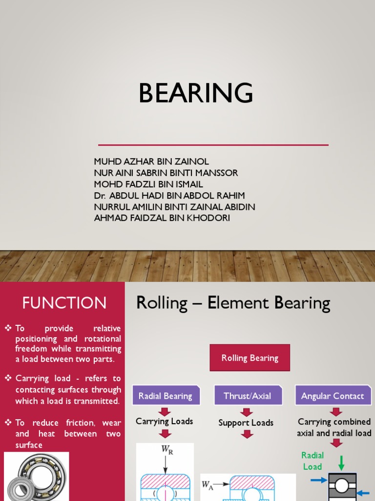 Bearing Note PDF Bearing (Mechanical) Mechanics