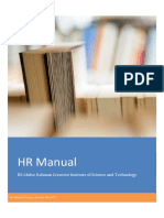 HR Manual: BS Abdur Rahman Crescent Institute of Science and Technology