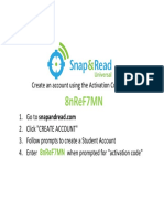 8Nref7Mn: Create An Account Using The Activation Code Below
