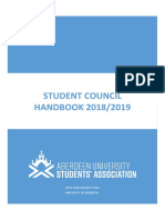 Student Council Handbook 2018-2019