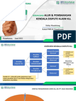 Materi SOSIALISASI Alur Dan Kendala Dispute KLL 8 Juni