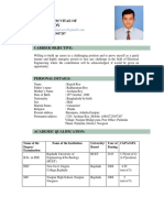 Curriculum Vitae of Rajesh Roy - 2021