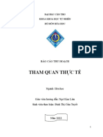 Báo cáo thu hoạch tham quan thực tế