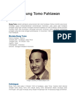 Biografi Bung Tomo Pahlawan Indonesia