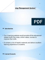 E-Learning Management System