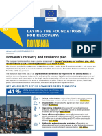 Factsheet - Romania's Recovery and Resilience Plan