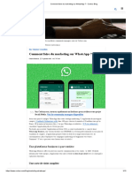 Comment Faire Du Marketing Sur WhatsApp - Codeur Blog