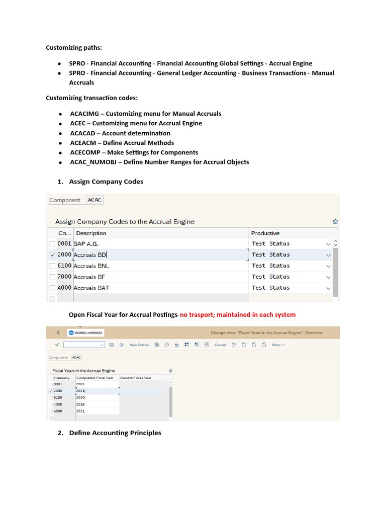 Assign Company Codes: Customizing Paths | PDF | Data Management ...