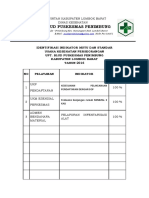 Identifikasi Indikator Mutu