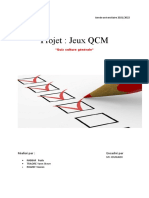 Projet Jeu QCM - 1