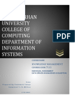Debre Birhan University College of Computing Department of Information Systems