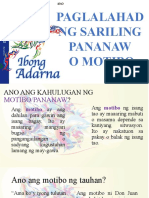 Fil 7 Paglalahad NG Sariling Pananaw