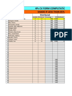 4Ps CV Form Computation Shade If Less Than 85%: Distributed Retrieval