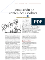 Formulación Contenidos Escolares