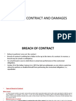 Breach of Contract and Damages