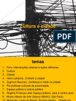 Aula - Cultura e Cidade - 2016