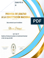 Diploma Constitucion