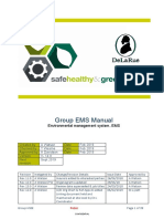 Group EMS Manual: Environmental Management System, EMS