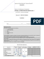 Test Teoria Musicale Conservatorio