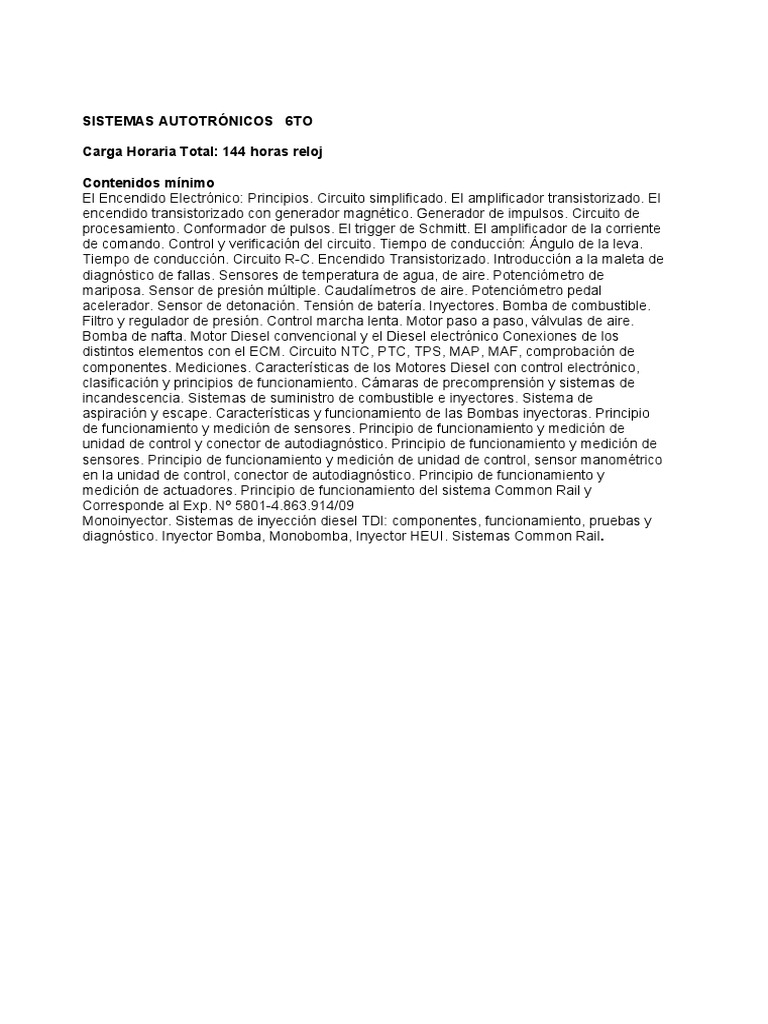 Sistemas Autotrónicos: Fundamentos y Diagnóstico | PDF
