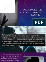 Prevención de Suicicio Familia