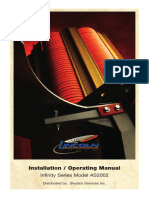 Installation / Operating Manual: Infinity Series Model AS2002