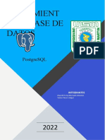 Rendimiento de BD PostgreSQL - Grupo 2