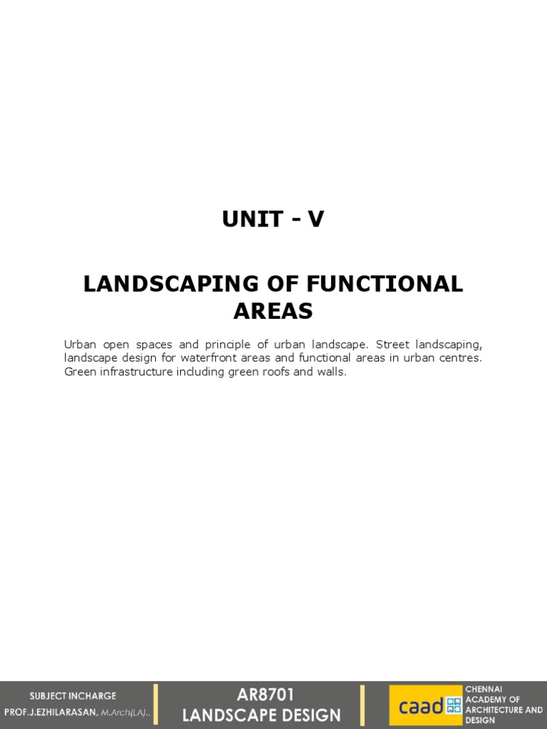 Urban Landscape Design Benefits | PDF | Aesthetics