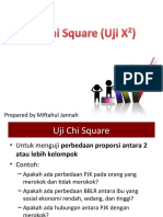 Uji Chi Square