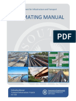Estimating Manual: Department For Infrastructure and Transport