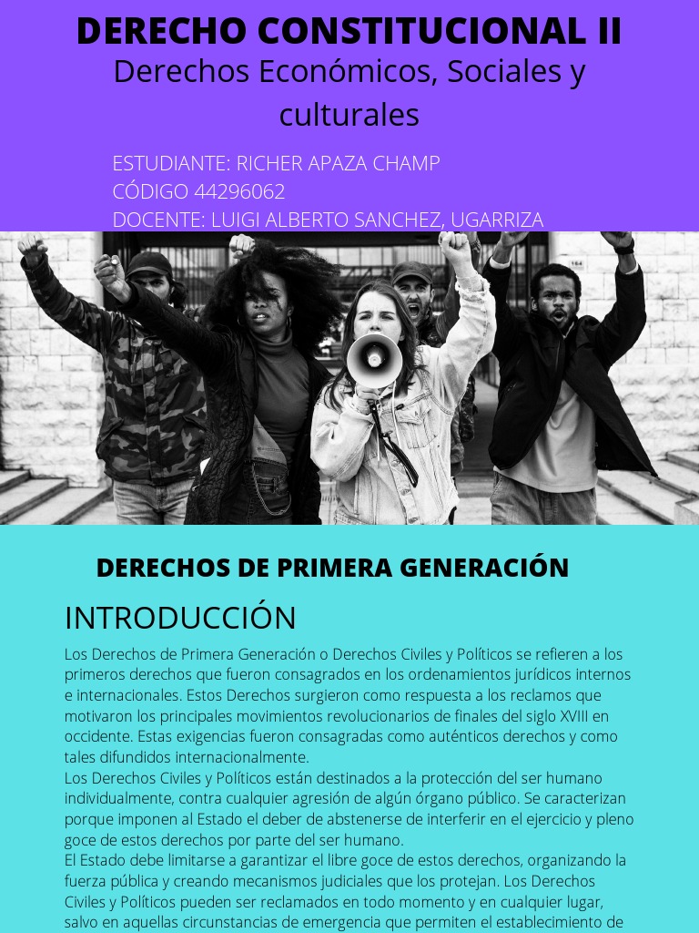 Derechos Económicos y Sociales en Perú | PDF | Derechos humanos ...
