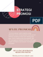 Strategi Promosi