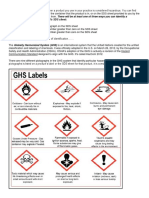 Hazardous Product On The Product's SDS Sheet