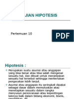 Penjelasan Pengujian Hipotesis 10