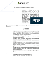 Lei Uso e Ocupação Do Solo da Cidade de Sobral Ceará 2018