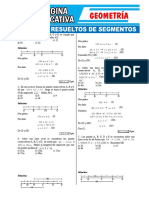 Ejercicios Resueltos de Segmentos Pagina Educativa