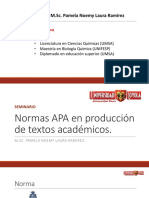 Normas APA en Producción de Textos Académicos