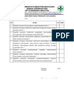 MONITORING KEPATUHAN SOP (Askep)