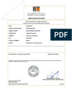 Certificado Exento