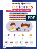 Parte 1 Cuaderno de Ejercicios de Fracciones Primaria