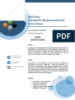 Perfil Prefactibilidad Fundacion Biochaco