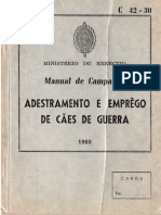 Adestramento e Emprêgo de Cães de Guerra 72p