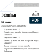 Kalkulus2 Determinan1 - Orde 2 Dan 3