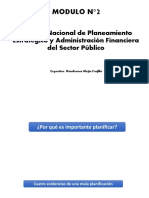Sistema Nacional de Planeamiento Estratégico y Administración Financiera Del Sector Público