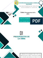 Presupuestos de Obra