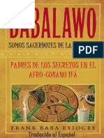 Babalawo Alto Sacerdote de La Santeria.